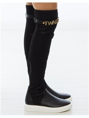Bota alta sneaker